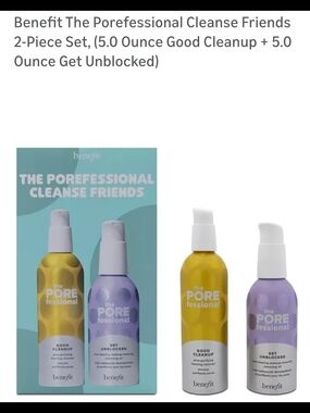 Benefit POREfessional Cleanse Friends Duo Set NIB